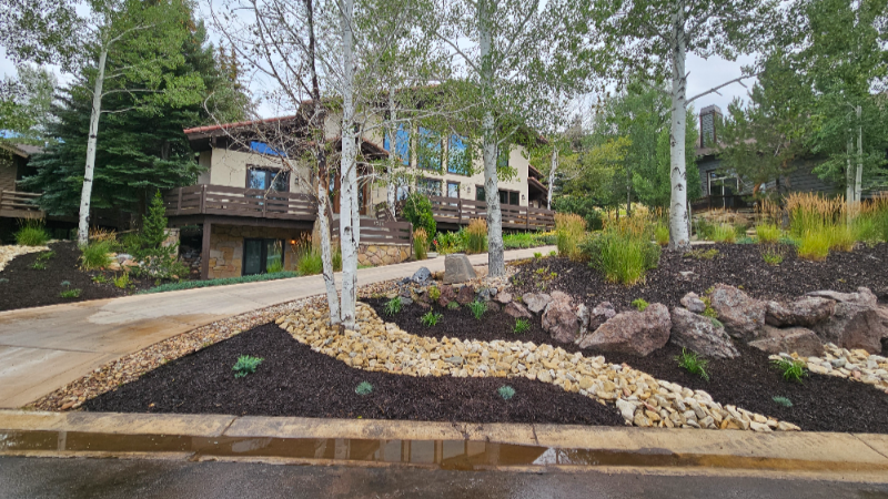 SLC lawn services park strip xeriscaping conversion